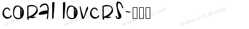 Coral Lovcrs字体转换